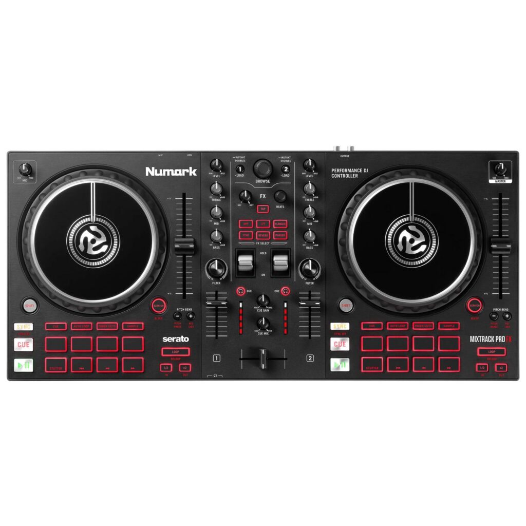 Numark DJ-kontroller MIXTRACK PRO FX pealtvaates