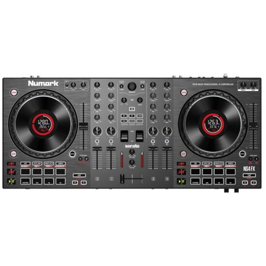 Numark DJ-kontroller NS4FX pealtvaade