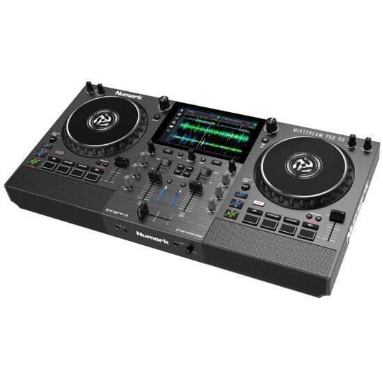 Numark akuga standalone DJ-kontroller Mixstream Pro Go nurga alt