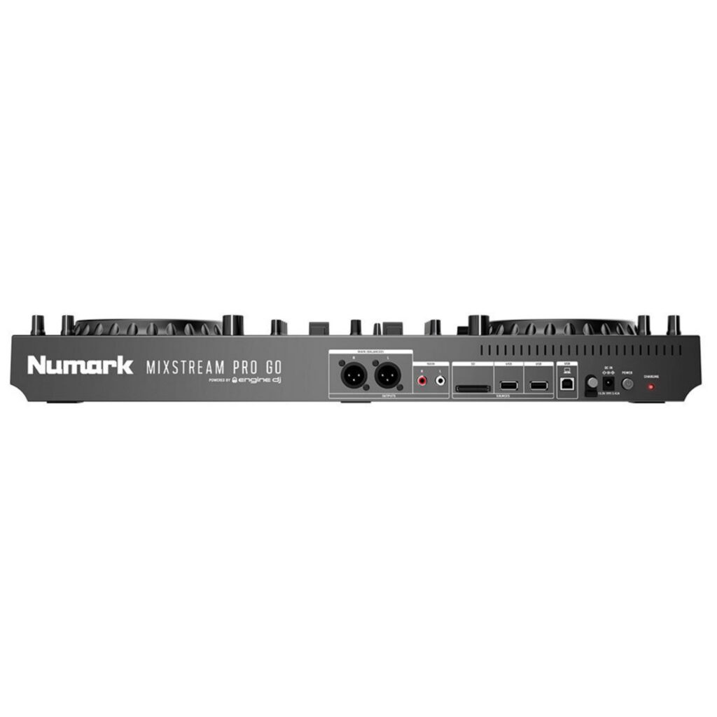 Numark akuga standalone DJ-kontroller Mixstream Pro Go tagant