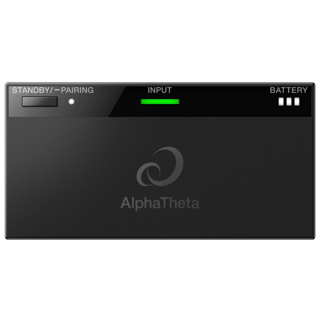 AlphaTheta juhtmevaba helisaatja HP-TX01 pealtvaates