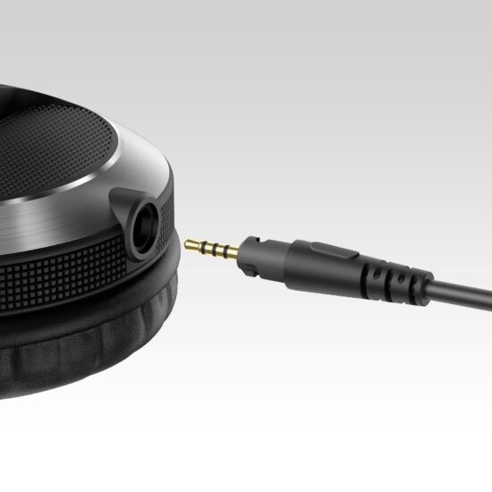 Pioneer DJ DJ-kõrvaklapid HDJ-X7-S, hõbe kaabli ühendus