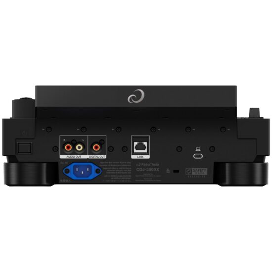 AlphaTheta DJ-meediamängija CDJ-3000X tagant