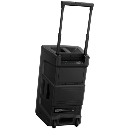 AlphaTheta kaasaskantav juhtmevaba DJ-kõlar WAVE-EIGHT tagant, sangaga