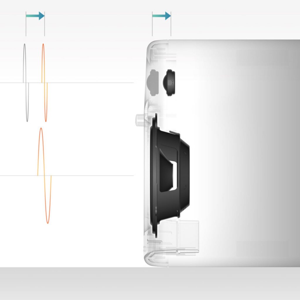 Pioneer DJ DJ-monitorkõlarid DM-50D joondatud kõlarielemendid