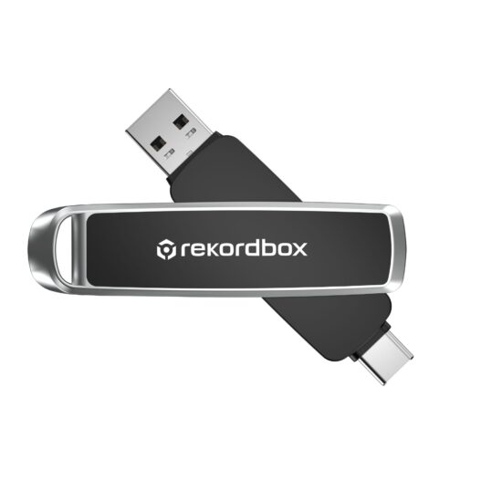 Sandisk DJ-mälupulk Rekordbox 1TB Dual USB-A - USB-C pealtvaade lahtisena
