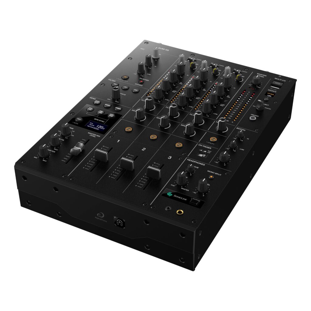 AlphaTheta DJM-V5 DJ-mikserpult nurgaalt 2
