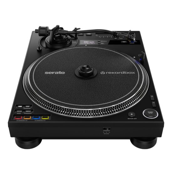Pioneer DJ PLX-CRSS12 DJ-vinüülplaadimängija nurgaalt külg